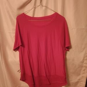Active USA Fuchsia Short Sleeve Tee
